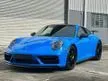 Recon 2022 Porsche 911 3.0 Carrera GTS Coupe Blue Front Lifter Bose Sound System Sport Chrono Sunroof Alcantara Porsche Approved