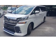 2016 Toyota Vellfire 2.5ZG FULL SPEC & FULL LEATHER