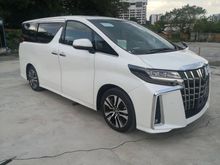 2020 Toyota Alphard 2.5 SC SUNROOF ALPINE MONITOR NEW CAR CONDITION GRADE 6AA DIM CAMERA BLINDSPOT 2020 UNREG