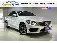 2016 Mercedes-Benz C200 2.0 AMG Line (CBU) / 41K KM / Blind Sport / Lane Assist / True Year Made