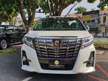 TYPE BLACK UNIT WITH SUNROOF ( RARE IN MARKET ) ( LIMITED AND BEST PRICE ) 2017 Toyota Alphard 2.5 G S C Package MPV