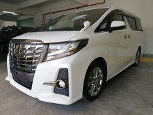 2016 Toyota Alphard Type Black 7Seat/2PowerDoor/PowerBoot Unregister