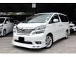 Used REG 2011 Toyota VELLFIRE 3.5 ZG EDITION (A) VL V6 FULL SPEC With Fully Black Interior