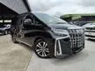 Recon LIMITED STOCK 2018 Toyota Alphard 2.5 SC SUNROOF 3LED DIM SPECIAL OFFER BLACK UNREG