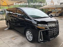 2018 Toyota Alphard 2.5 New Facelift 7 Seat Full Alpine Player Set 360 Camera Power Boot 2 Power Doors Pre Crash Lane Departure Assist 9 Air Bag Unreg