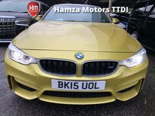 AUSTIN YELLOW UNREG 2015 BMW M4 3.0 S A COUPE UK