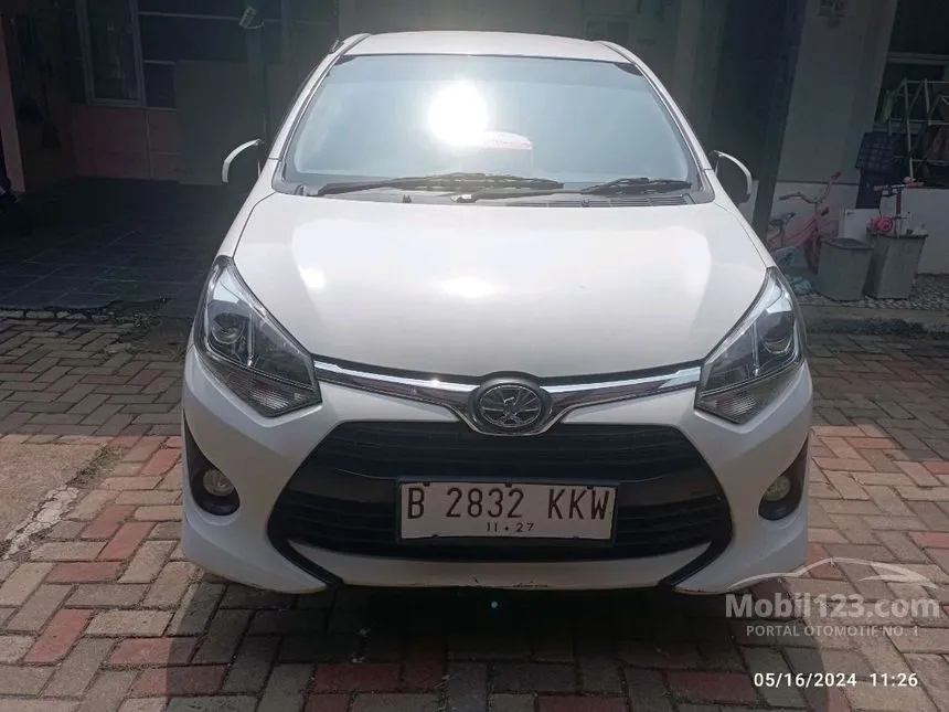 Jual Mobil Toyota Agya 2018 G 1.0 di Jawa Barat Manual Hatchback Putih Rp 107.000.000