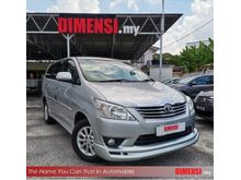 2013 Toyota Innova 2.0 G MPV (A) TRUE YEAR