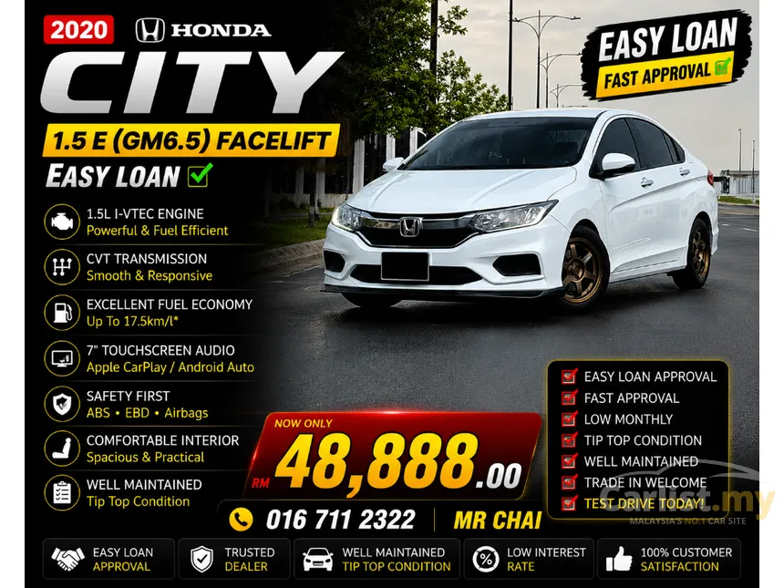 2020 Honda City E Sedan