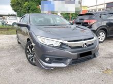 2016 Honda Civic 1.8 S i-VTEC Sedan - BODYKIT - ACCIDENT FREE - ACTUAL LOW MILEAGE - UNDER WARRANTY - TIPTOP CONDITION