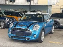 2017 MINI 5 Door 2.0 Cooper S - REVERSE CAMERA_BLACK HALF LEATHER SEATS_BONNET STRIPES_MINI WELCOME LIGHT_PADDLE SHIFT_5 SEATS_5 DOORS