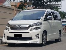 2011 TOYOTA VELLFIRE 2.4 i (A) VVTI NEW FACELIFT Z PLATINUIM TYPE GOLD SUNROOF HIGH SPEC