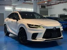 2023 Lexus RX 350 2.4 F Sport Panoramic Roof - Red Leather Seat - Free 10 Years Warranty - Free Service - Free Tinted - High Loan Amount Applicable