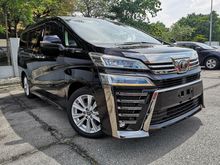 2018 Toyota Vellfire 2.5 ZA New Facelift