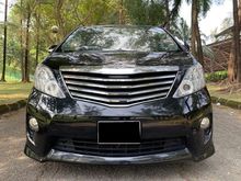 2009 Toyota Alphard 2.4 G 240G MPV 2 / POWER DOOR FACELIFT BLACK INTERIOR FUL