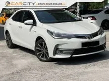 2018 Toyota Corolla Altis 2.0 V Sedan ONE YEAR WARRANTY FULL LEATHER SEAT CRUISE CONTROL LED PROJECTOR PADDLE SHIFTERS LOW MILEAGE ONE OWNER