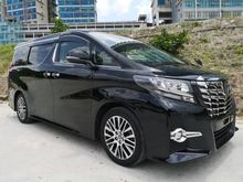 (RAMADHAN SPECIAL) (FREE SST) 2016 Toyota Alphard 2.5 G S C Package MPV
