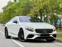 2014/16 Mercedes-Benz AMG S63 5.5 V8 Bi-Turbo Coupe (A) Stage 2, Burmester Sound, AMG Monoblock Wheels, Sunroof, Massage Seat, AMG Styling Package,HUD