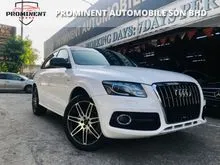AUDI Q5 2.0 S-LINE WTY 2023 2013,CRYSTAL IN WHITE COLOUR,POWER BOOT,SMOOTH ENGINE GEAR BOX,SELDOM USE,ONE DATO OWNER