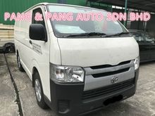 ACTUAL YEAR 2014 Toyota Hiace 2.5 Panel Van (LOW MILLEAGE 13k ONLY) ONE OWNER