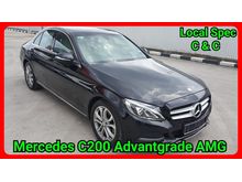 2016 Mercedes-Benz C200 2.0 AMG Advantgrade Local Spec C&C Under Warranty Mercedes Until 2020