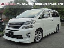 Toyota Vellfire 3.5 VL Modellista Sunroof Moonroof PilotSeat HomeTheater 2Powerdoor Powerboot CoolBox Facelift LikeNEW