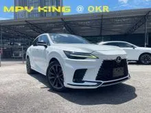 2024 Lexus RX 350 RX350 2.4 T F Sport / GRADE 5A / FULL SPEC / PANORAMIC / 360 CAMERA  / HUD / BSM / DIM / MARK LEVINSON / RED & BLACK INTERIOR