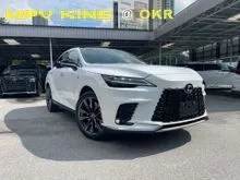 2024 Lexus RX 350 RX350 2.4 T F Sport / GRADE 5A / FULLY LOADED / PANORAMIC / 360 CAMERA / HUD / BSM / DIM / MARK LEVINSON / RED & BLACK INTERIOR