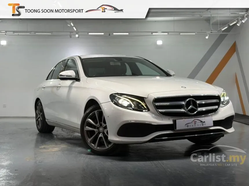 2017 Mercedes-Benz E200 Avantgarde Sedan