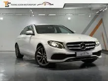 2017 Mercedes-Benz E200 2.0 Avantgarde Sedan NEW CAR CONDITION/ 3 YEARS WARRANTY/ ONE OWNER