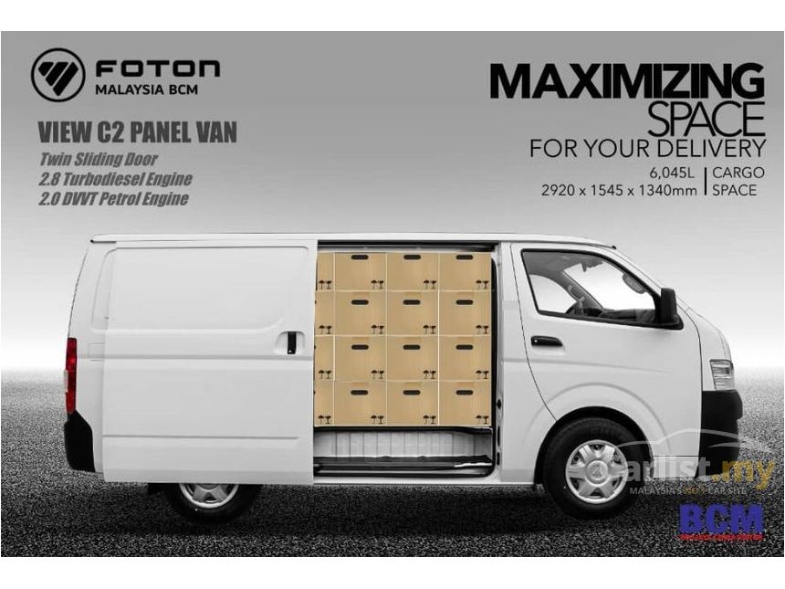 Foton View 2021 C2 Panel 2.0 in Selangor Manual Van White for RM 73,810
