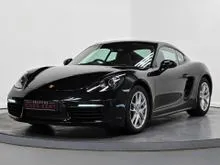 2022 Porsche 718 2.0 Cayman Coupe (A) INCOMING STOCK [UNREG] BOSE SOUND SURROUND SYSTEM, GT SPORT STEERING WHEEL, LOW MIELAGE