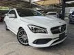 Recon 2018 MERCEDES-BENZ CLA180 1.6 AMG COUPE (FOC Warranty, Full Tinted, Full Carpet, Full Tank Petrol, Full Service, Polish, Wash & Wax) - Cars for sale