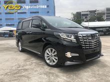 2016 Toyota Alphard 2.5 G SA MPV JBL PRE CRASH 4CAM P BOOT YEAR END SALES UNREG