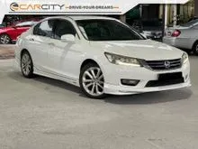 2014 Honda Accord 2.4 VTi-L Sedan WARRANTY + PREMIUM LEATHER SEAT + PADDLE SHIFTER + PUSH START & SMART KEY
