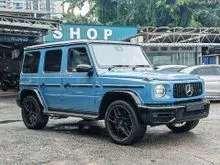 2023 Mercedes-Benz AMG G63 4.0 SUV - G Manufaktur Package, China Blue Paint, AMG Carbon Fiber Trim, Burmester Surround Sound System, 360 Surround Cams