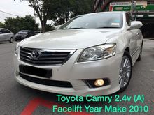 Year Make 2010 Toyota Camry 2.4 V (A) Facelift Full Bodykit Service Record