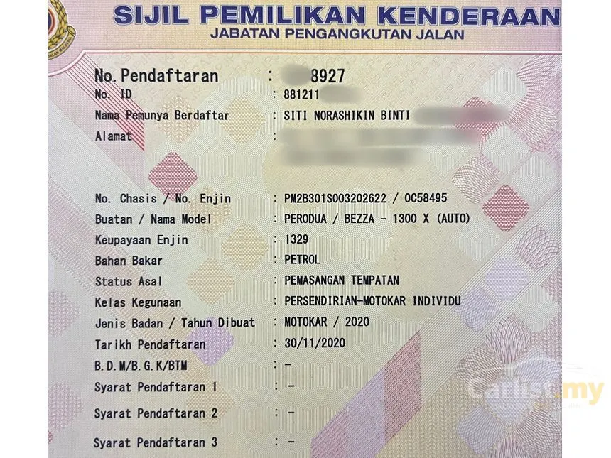 2020 Perodua Bezza X Sedan