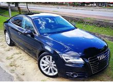 2014 AUDI A7 3.0 V6 TFSI QUATTRO SPORT BACK FACELIFT JAPAN SPEC UNREG SELLING PRICE ( RM 218,000.00 NEGO ) CAR BODY - BLACK COLOR ( 3908 )
