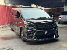 2015 REGISTER 2018 Toyota Vellfire 2.5 ZG MPV FULL SPEC JBL SPEAKERS SUNROOF MOONROOF (LOAN KEDAI IC SAHAJA)