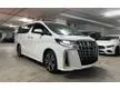Recon SPECIAL PROMO 2021 Toyota Alphard 2.5 SC GRADE4.5 MILEAGE 20,236KM NO SUNROOF UNREGISTERED