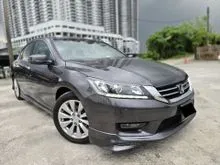 2015 Honda Accord 2.0 VTi-L Sedan 1 SUPER CAREFUL OWNER CAR KING CONDITION P/START LEATHER POWER SEAT 3 YEARS WARRANTY YOU MUST BUY HERE