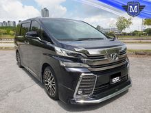 2016 Toyota Vellfire 2.5 Z A Edition MPV TWIN POWER DOOR NICE NUMBER 6262 CAR KING CONDITION