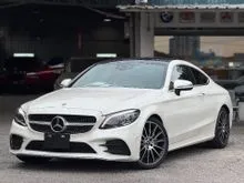 2021 Mercedes-Benz C180 1.5 AMG Sport Leather Exclusive Pack Coupe (15K KM Only) (Japan Specs) (Grade 5A w Full Auction Report) (View To Believe)