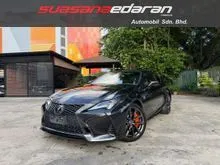 2022 Lexus RC 300 F Sport Emotion ASH Edition Unreg RC300  -  Wood steering wheel & dashboard panels. SunRoof. Black Leathers with Silver Stitching