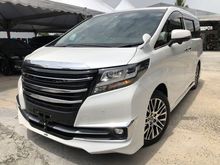 2015 UNREG Toyota Alphard 2.5 SC SPEC AERO TOURER FULL LEATHER