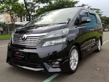 TOYOTA VELLFIRE 2.4 Z AT 2011 Hitam TDP 63jt Kondisi mobil istimewa bergaransi dan dijamin siap pakai