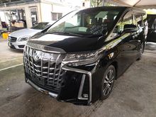 2018 Toyota Alphard 2.5 SC, SUNROOF,PRE CRASH,LEATHER LED TRIPLE ,18 UNREG NEW MODEL