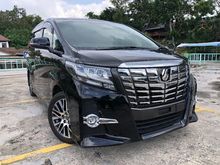2017 Toyota Alphard 2.5 G S C Package MPV SUNROOF PILOT SEAT