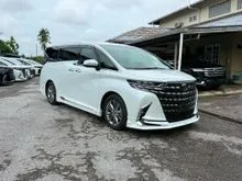 TOYOTA ALPHARD 2.5L Z  LATEST TEAMMATE *UNREGISTERED NEW STOCK *MERDEKA PROMO DEAL